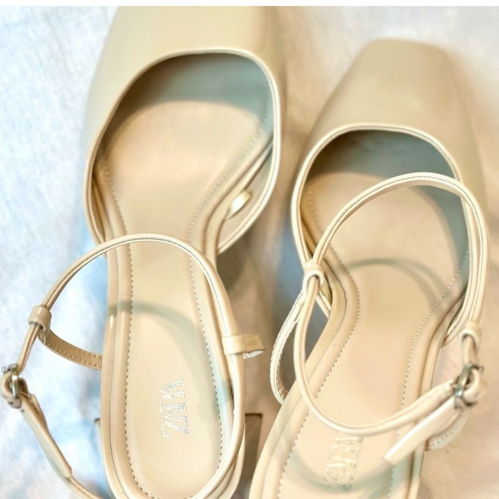 Zara Cream Heels
